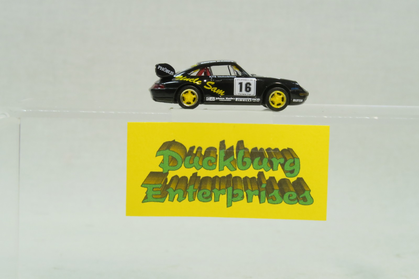 Euro Modell 1:87 PKW x  Porsche 911 993 Uncle Sam Nr. 16 Schmickler  lose 182839