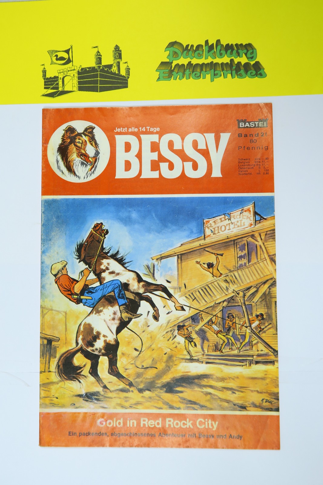 Bessy Comic-Heft Nr. 21 Bastei im Zustand (2/2-3). 150747 Bessy Comic-Heft Nr. 21 Bastei im Zustand (2/2-3). 150747