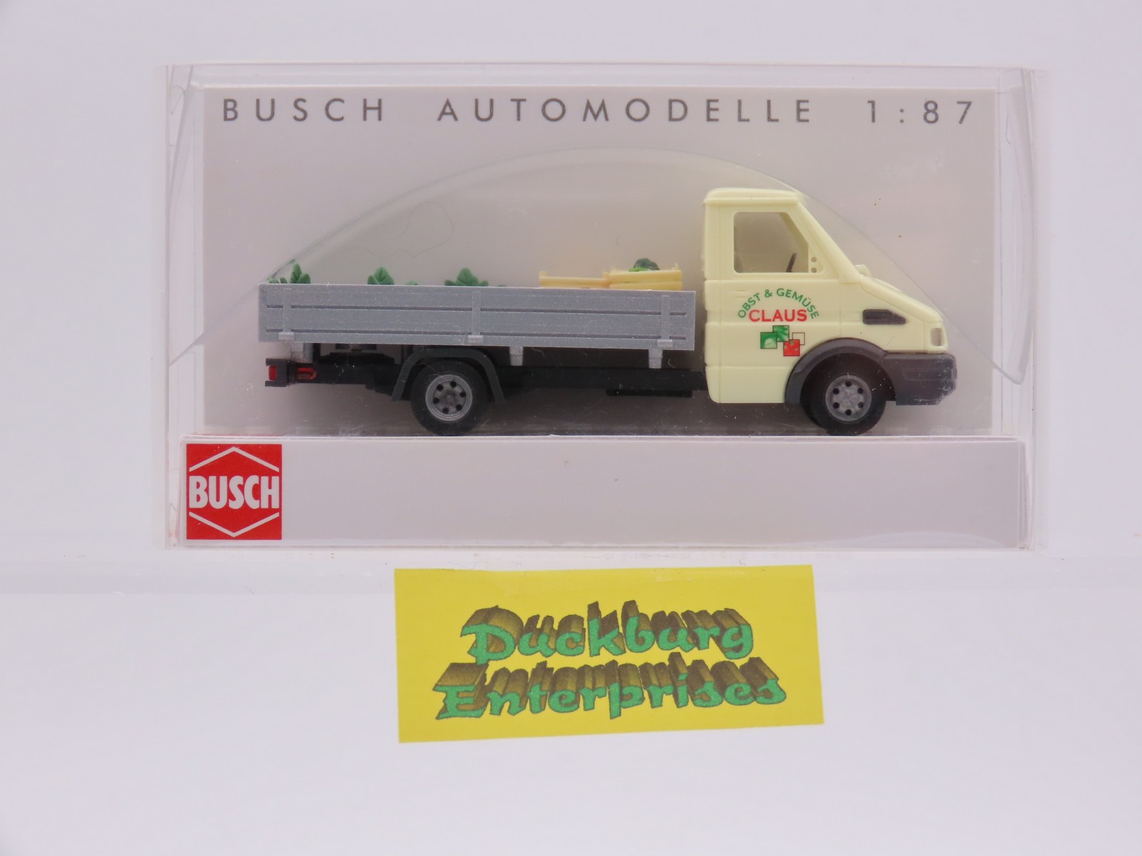 Busch 47975 Iveco Daily Obst & Gemüse Claus creme in OVP 1:87 187779 Busch 47975 Iveco Daily Obst & Gemüse Claus creme in OVP 1:87 187779