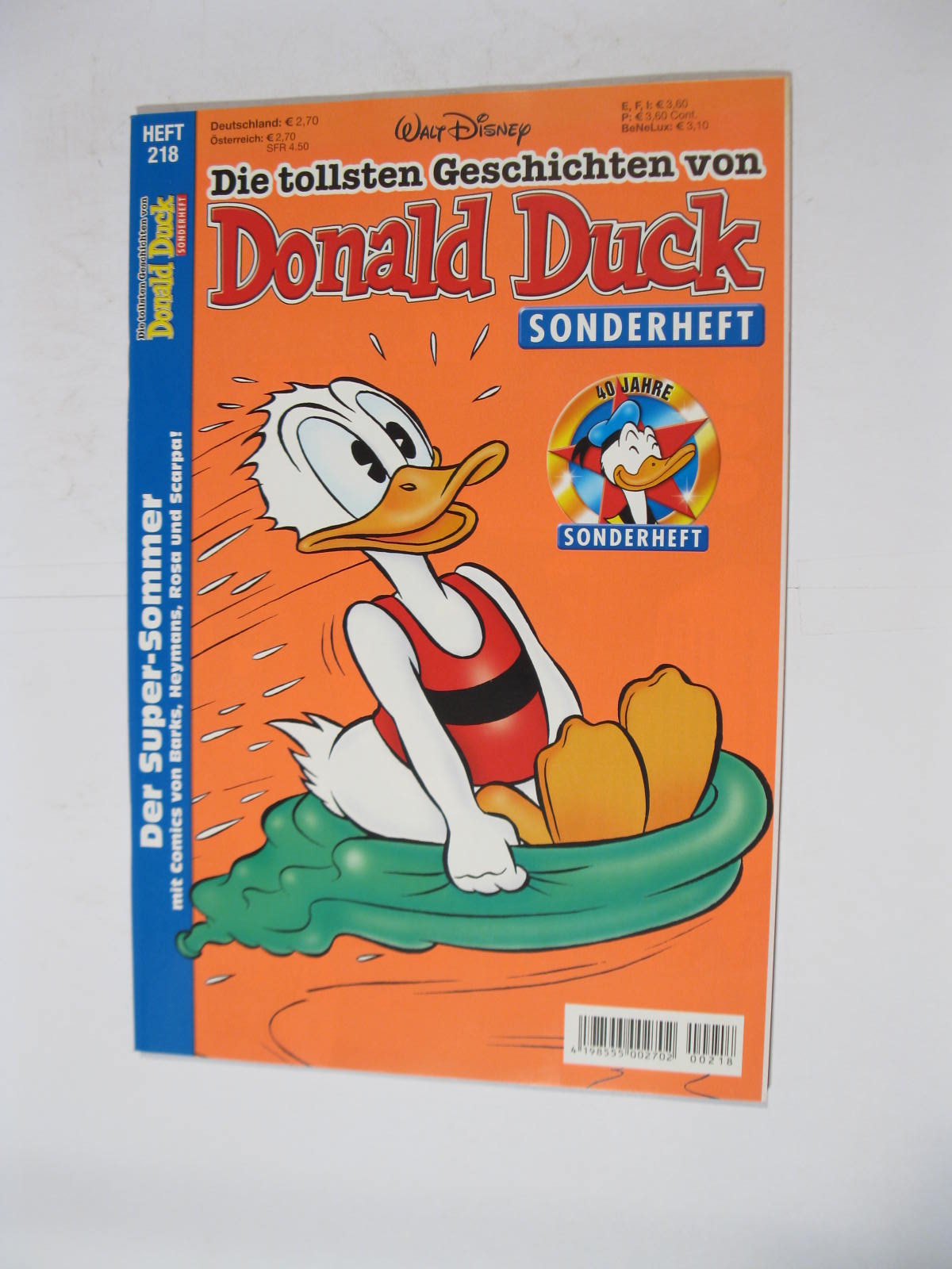 tollsten Geschichten von Donald Duck Nr.218 Ehapa Vlg. im Z (0-1). 111047 tollsten Geschichten von Donald Duck Nr.218 Ehapa Vlg. im Z (0-1). 111047