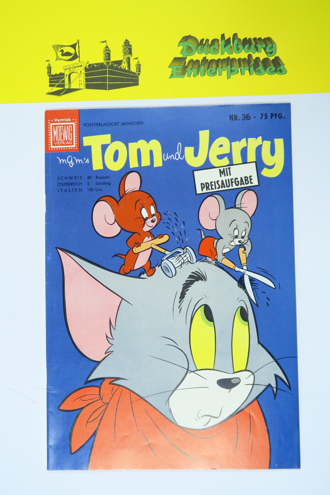 Tom und Jerry 1.Aufl. Nr. 36 Tessloff / Moewig Verlag im Z (0-1). 145933 Tom und Jerry 1.Aufl. Nr. 36 Tessloff / Moewig Verlag im Z (0-1). 145933