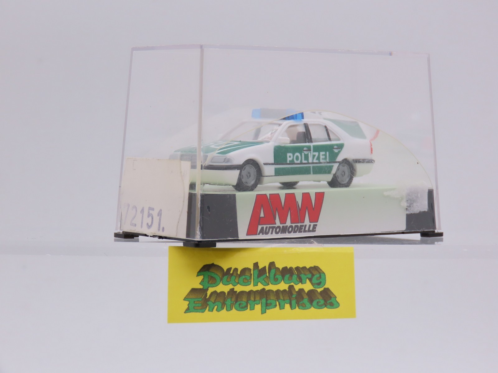 AMW 72151 Mercedes Benz C-Klasse Polizei grün weiß in OVP 1:87 187835