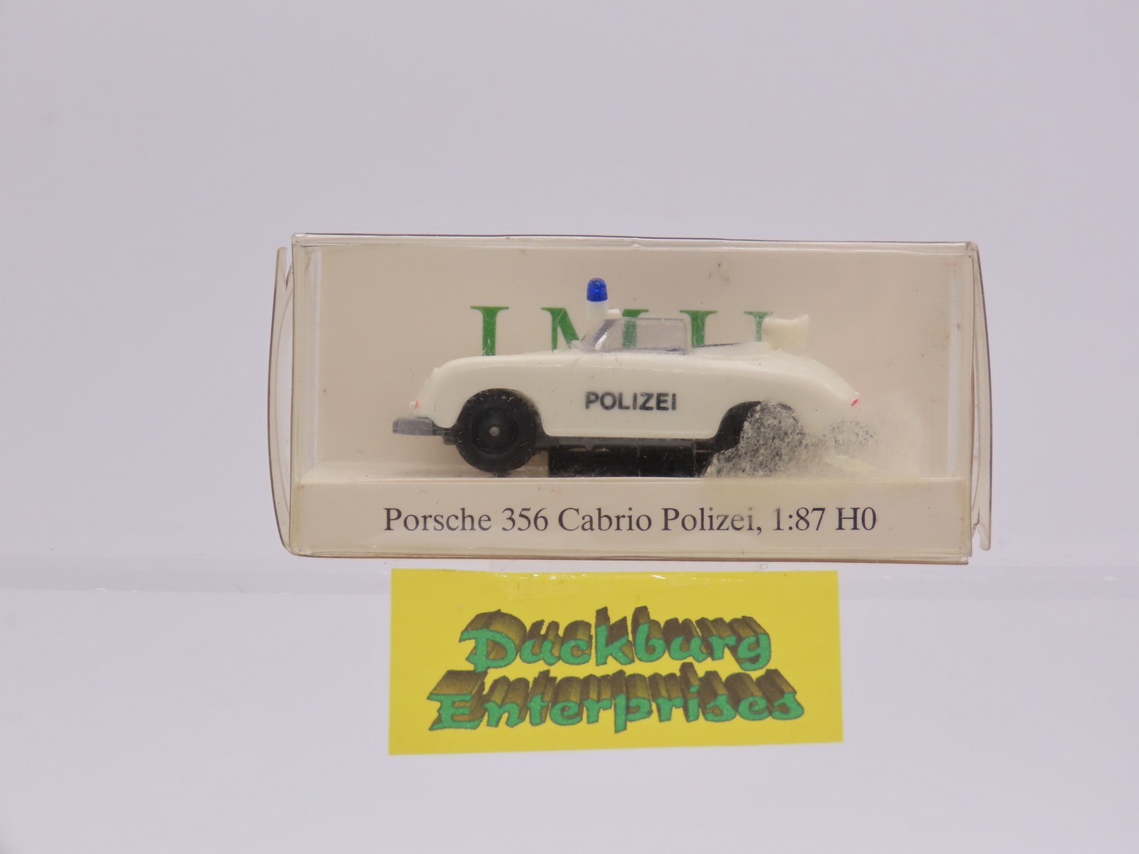 IMU 20017 Porsche 356 Cabrio Polizei weiß in OVP 1:87 187973 IMU 20017 Porsche 356 Cabrio Polizei weiß in OVP 1:87 187973
