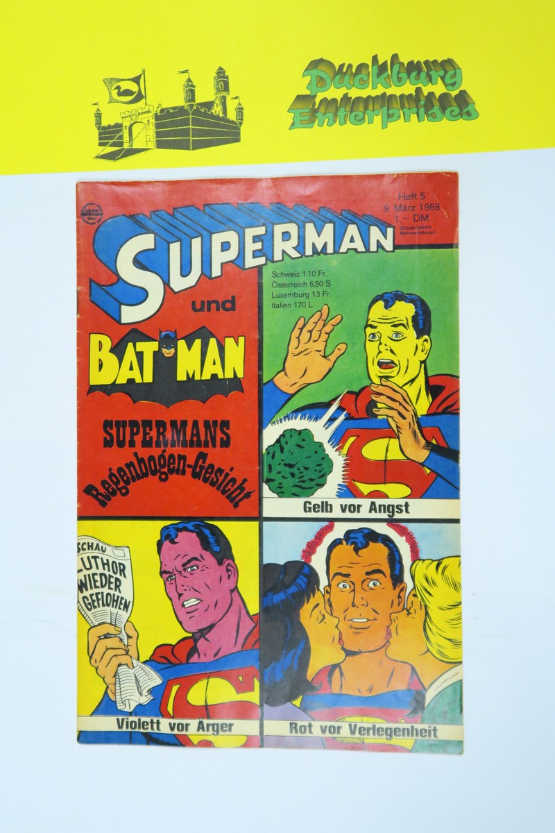 Superman Comic 1968/5 Ehapa im Zustand (2). 162279 Superman Comic 1968/5 Ehapa im Zustand (2). 162279