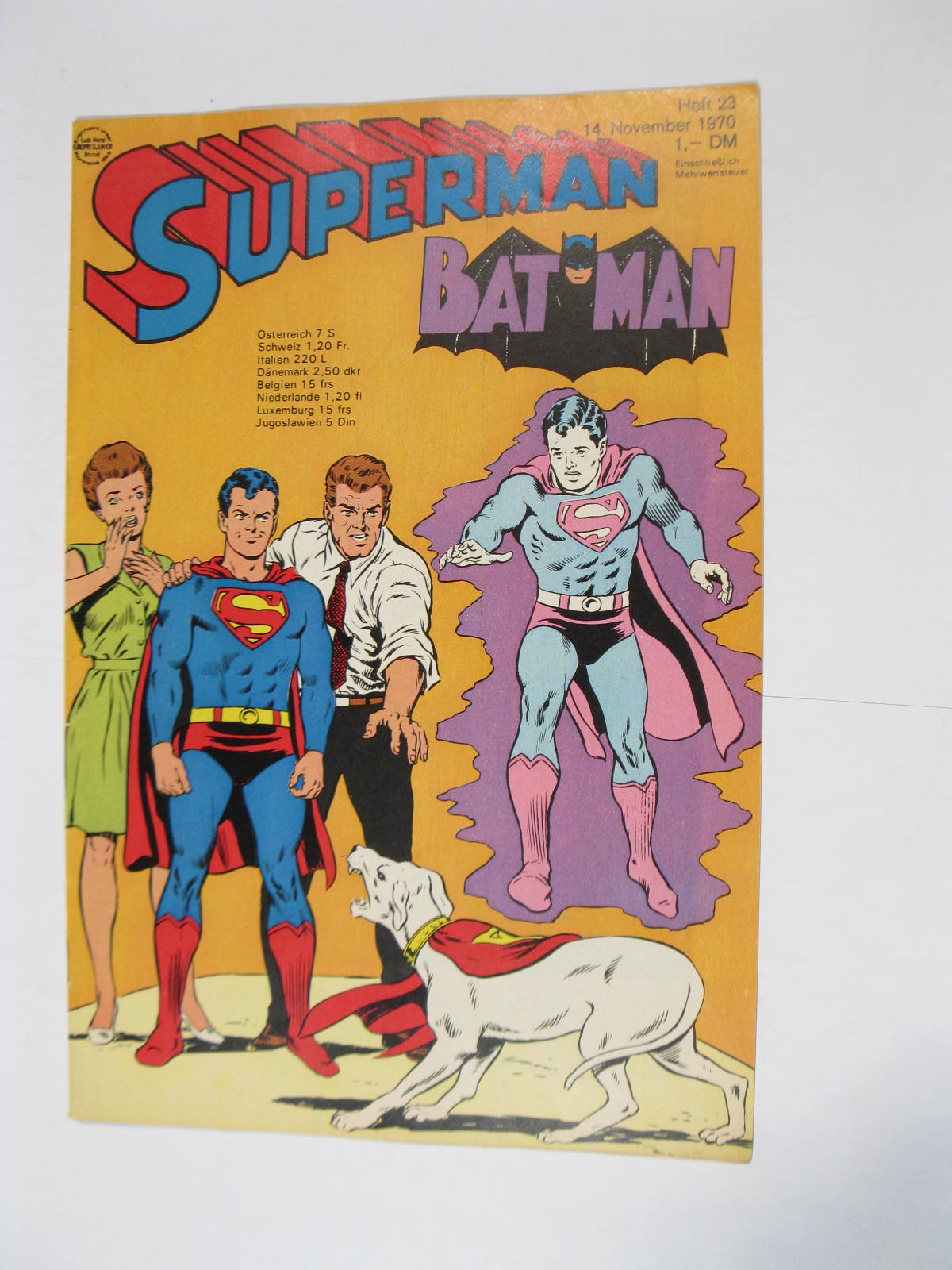 Superman Comic 1970/23 Ehapa im Zustand (1). 113305 Superman Comic 1970/23 Ehapa im Zustand (1). 113305
