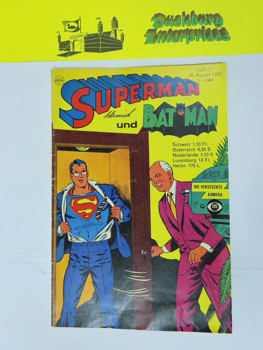 Superman Comic 1967/17 Ehapa im Zustand (2 NZ ). 158111 Superman Comic 1967/17 Ehapa im Zustand (2 NZ ). 158111