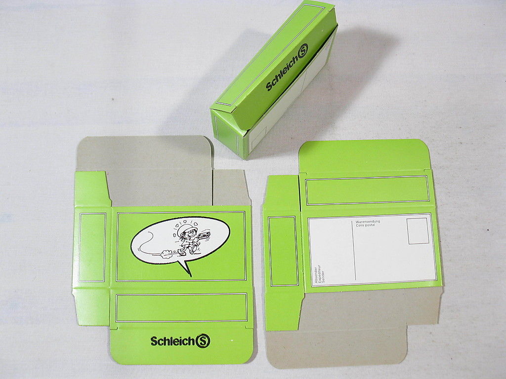 SCHLEICH grüne Verpackung für Schlumpf Sockel etc. 25250 SCHLEICH grüne Verpackung für Schlumpf Sockel etc. 25250