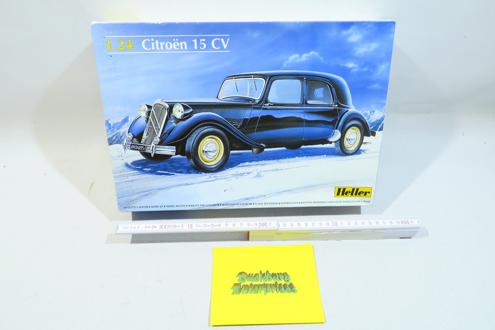 Heller 80763 Citroen 15 CV Gangsterwagen 1/24 mb14057 Heller 80763 Citroen 15 CV Gangsterwagen 1/24 mb14057