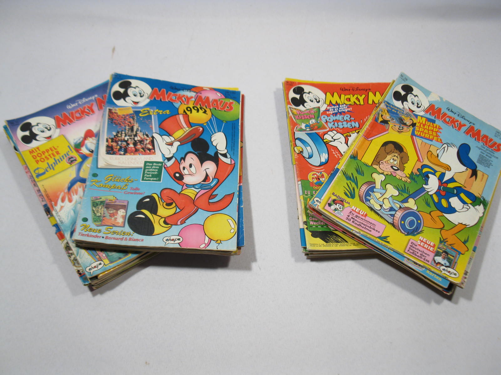 36 Micky Maus Hefte von 1992 , z.T. mit Beilagen Ehapa Verlag 110113 36 Micky Maus Hefte von 1992 , z.T. mit Beilagen Ehapa Verlag 110113