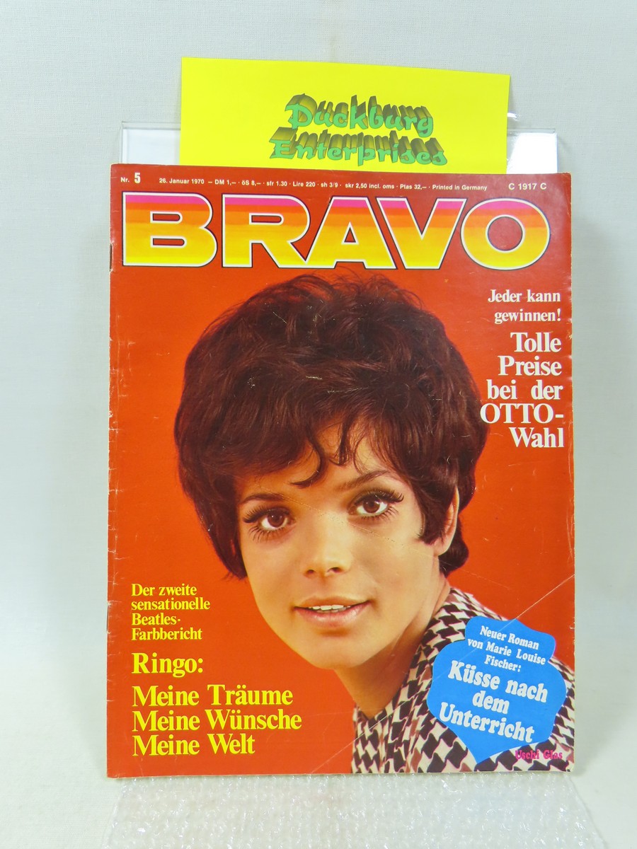 Bravo 1970 / 5 vom 26.1.1970 Uschi Glas, Big Valley, H Kraus, Ringo Starr 159397 Bravo 1970 / 5 vom 26.1.1970 Uschi Glas, Big Valley, H Kraus, Ringo Starr 159397