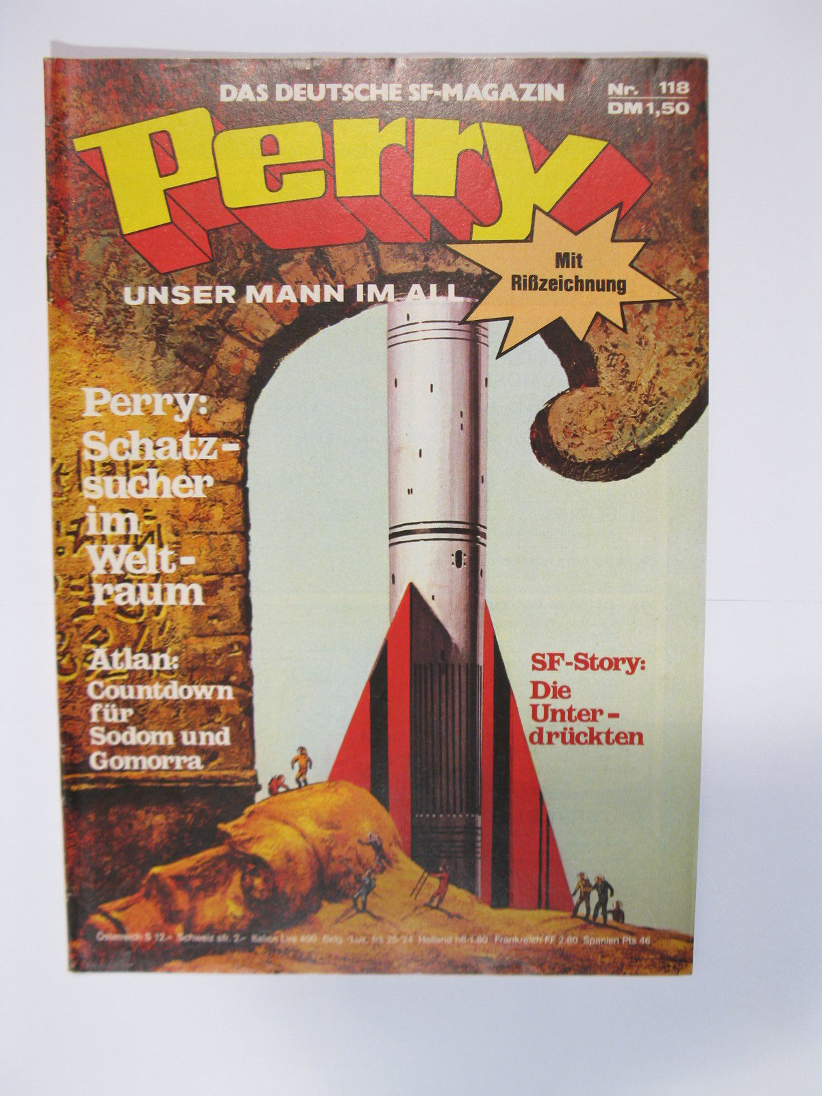 Perry Mann im All  Nr.  118  Moewig Verlag im Zustand (1/1-2). 73407 Perry Mann im All  Nr.  118  Moewig Verlag im Zustand (1/1-2). 73407