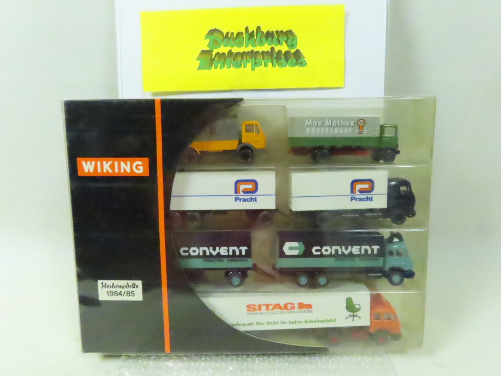 Wiking 99852 Werbemodelle 1984/85 LKWs Set in OVP 1:87 177487 Wiking 99852 Werbemodelle 1984/85 LKWs Set in OVP 1:87 177487