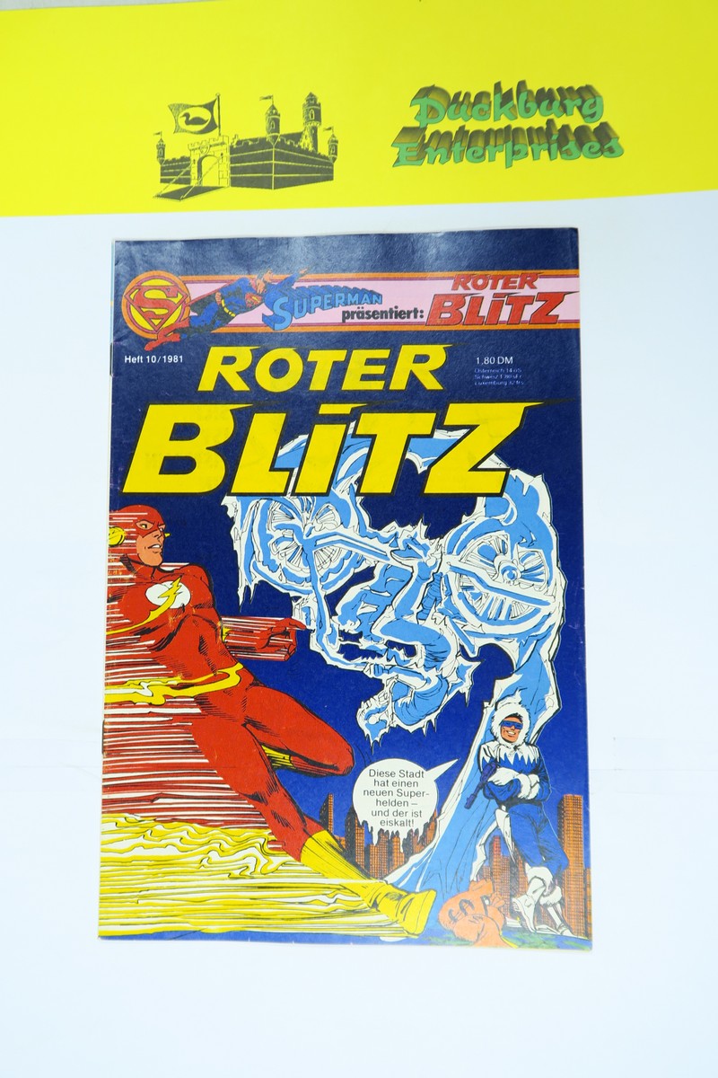 Roter Blitz Nr. 1981/10  Ehapa im Zustand (1-2). 162203