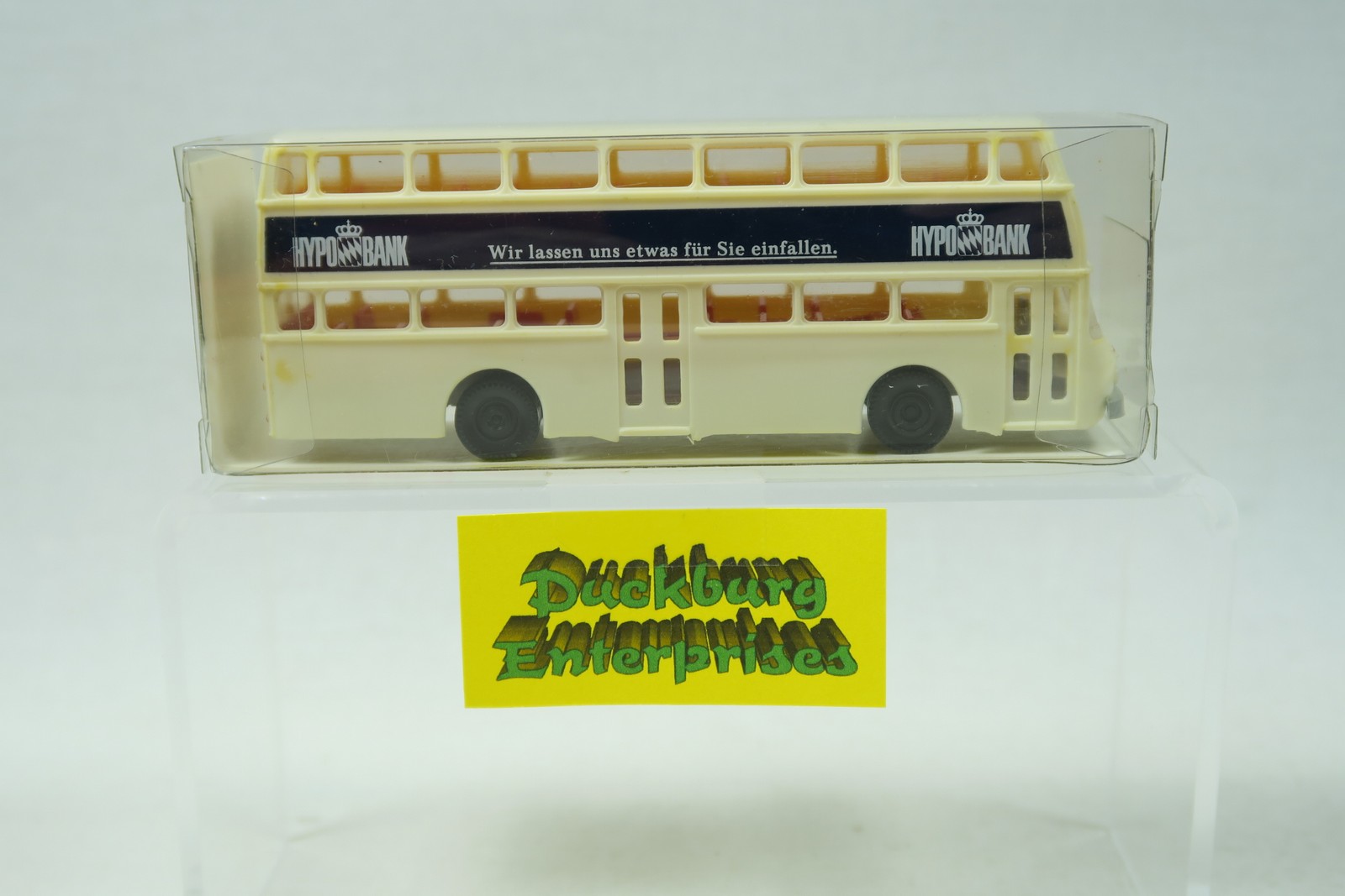 Mini Car 1:87 Bus 1039 Präfekt 25 Doppelstockbus Hypo Bank in OVP 169647 Mini Car 1:87 Bus 1039 Präfekt 25 Doppelstockbus Hypo Bank in OVP 169647