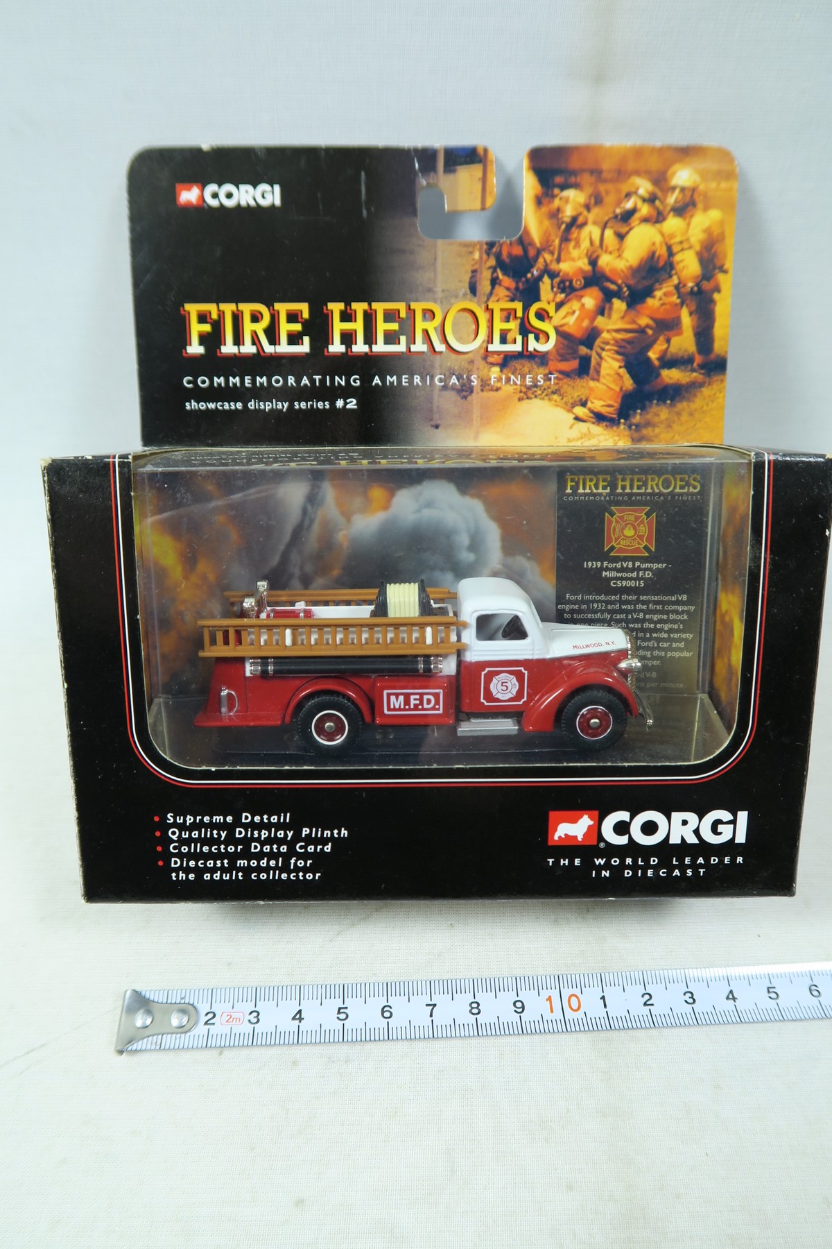 CorgiFire Heroes Ford Fire Pumper CS90015 Maßstab ? In OVP 138527 CorgiFire Heroes Ford Fire Pumper CS90015 Maßstab ? In OVP 138527