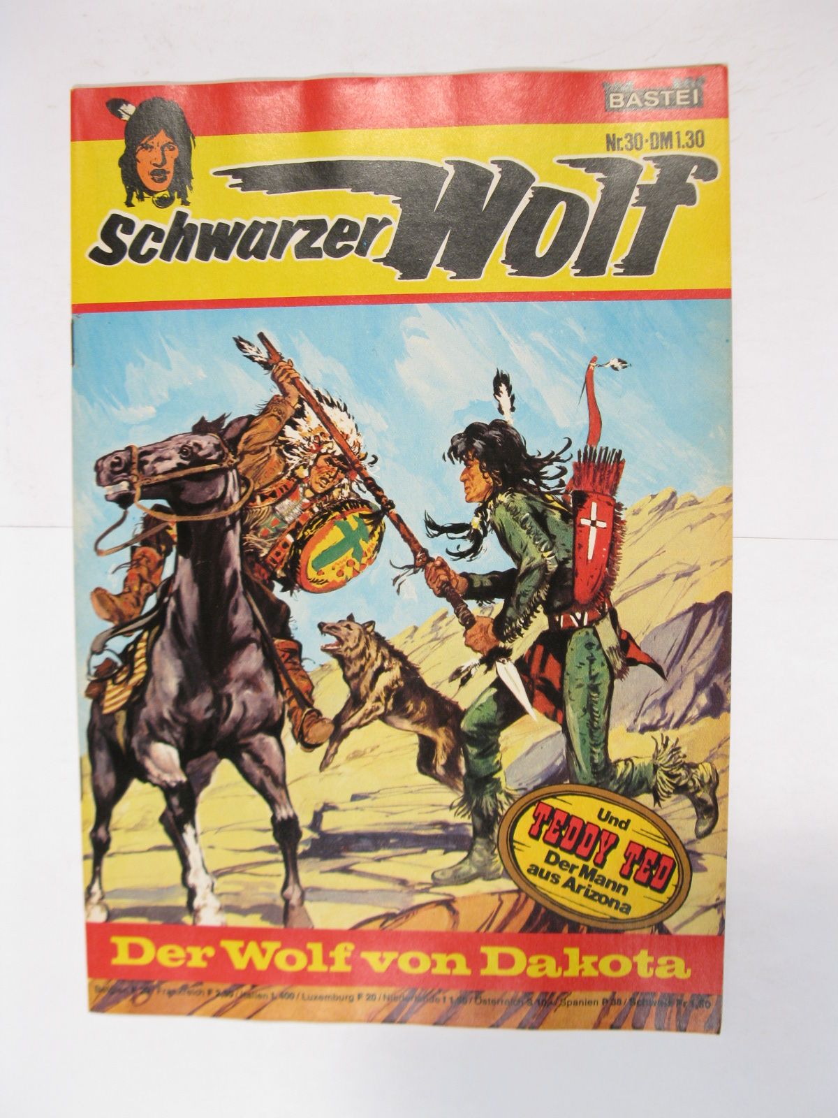 Schwarzer Wolf Nr. 30 Bastei im Zustand (0-1/1). 86033 Schwarzer Wolf Nr. 30 Bastei im Zustand (0-1/1). 86033