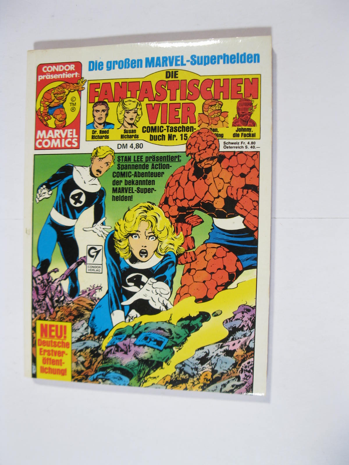 Fantastischen Vier Nr. 15 Marvel Condor Taschenbuch im Z(1/1-2). 111939 Fantastischen Vier Nr. 15 Marvel Condor Taschenbuch im Z(1/1-2). 111939