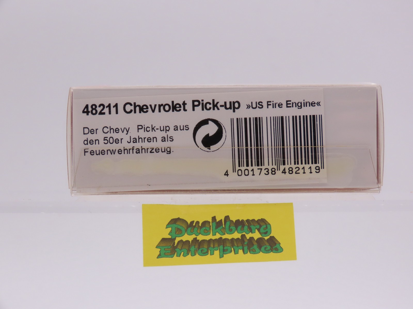 Busch 48211 Chevrolet Pick up US Fire Engine rot in OVP 1:87 187775