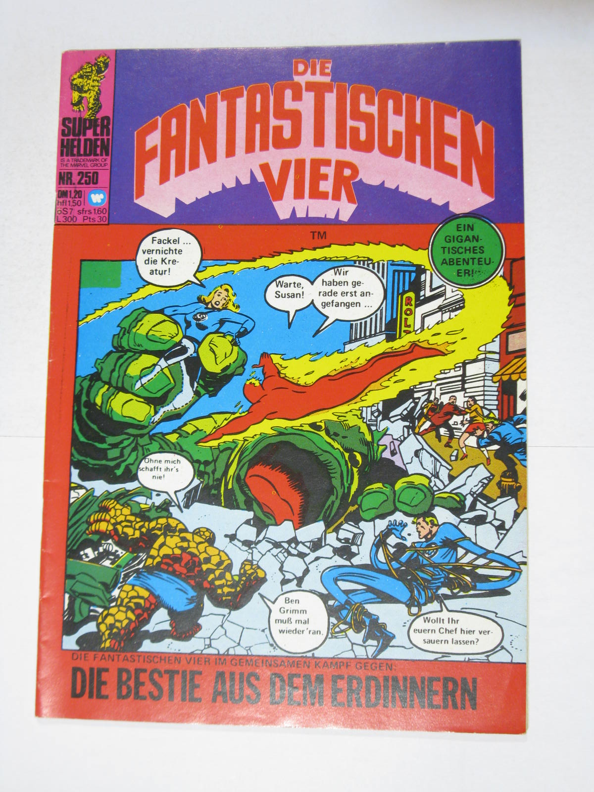 Hit Comics Fant. Vier Nr. 250 Marvel BSV Williams im Z (1/1-2). 123755 Hit Comics Fant. Vier Nr. 250 Marvel BSV Williams im Z (1/1-2). 123755