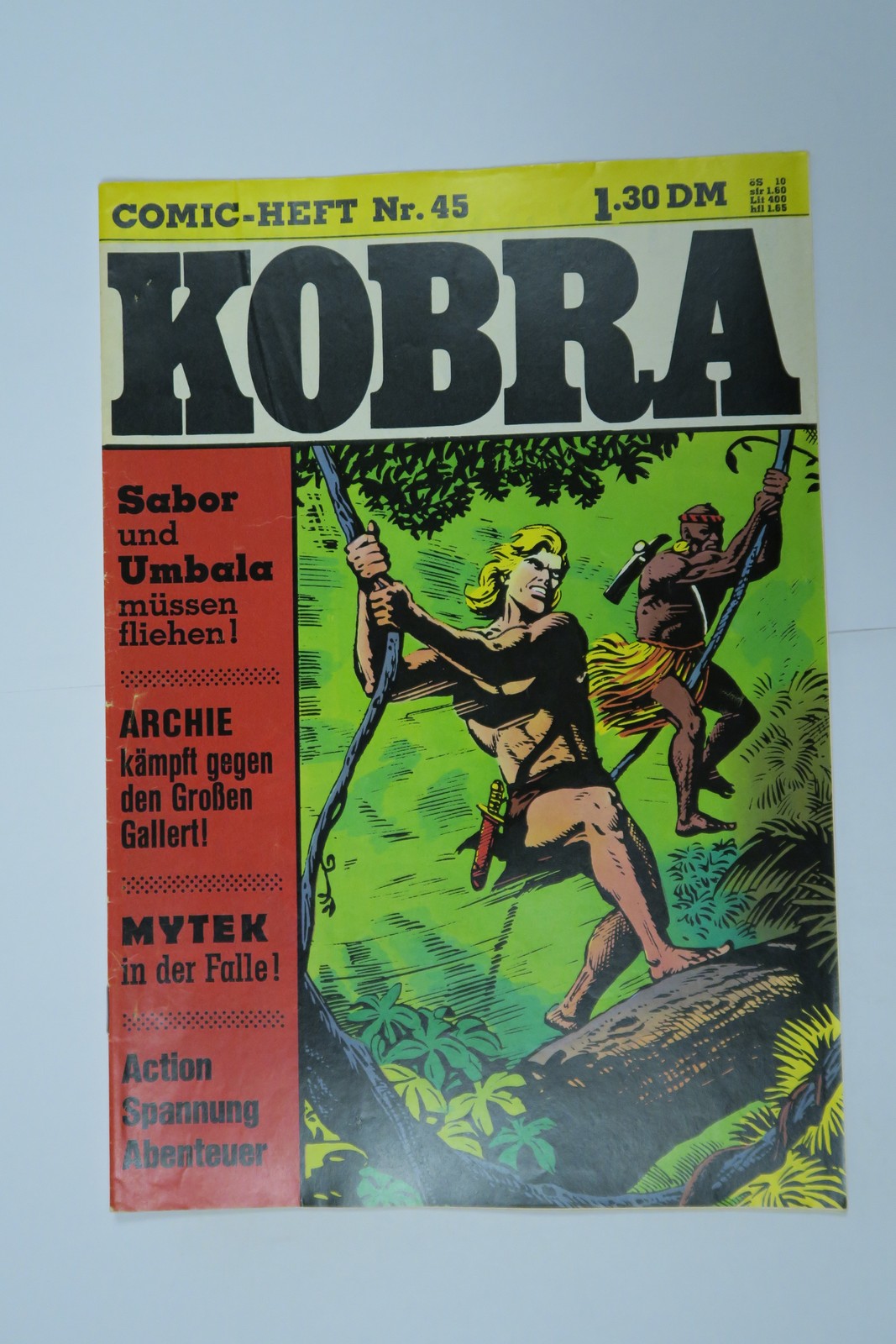 Kobra Comic 1975/45  Gevacur im Zustand (1-2/2). 145477