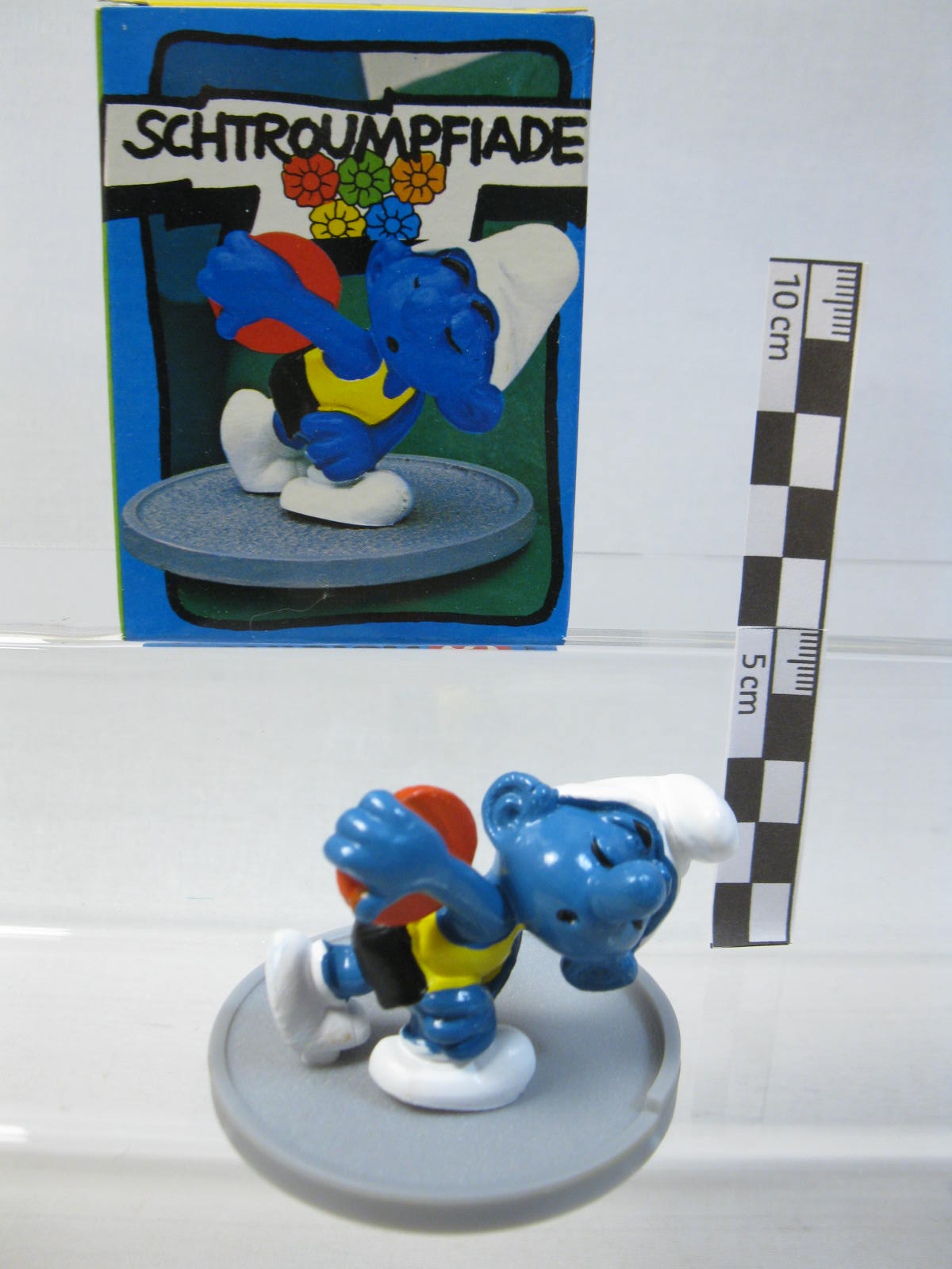 Diskuswerfer in Box Super Schlumpf Schleich 40503 smurf 131058 Diskuswerfer in Box Super Schlumpf Schleich 40503 smurf 131058