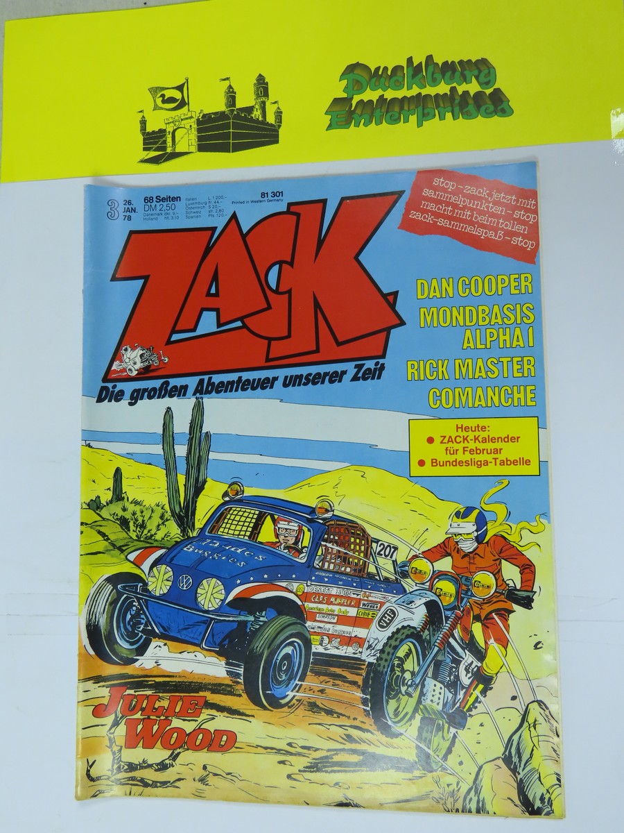 ZACK Comic Nr. 78/ 3 Koralle Vlg. im Zustand (1-2). 151673 ZACK Comic Nr. 78/ 3 Koralle Vlg. im Zustand (1-2). 151673
