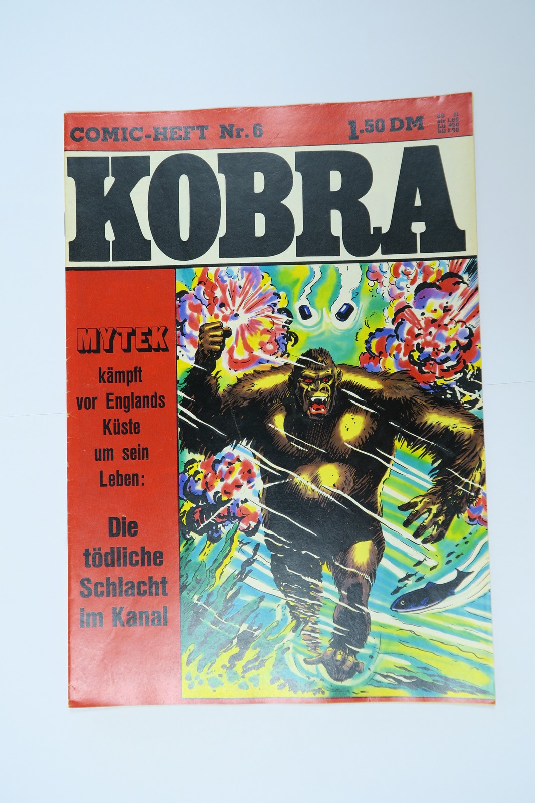 Kobra Comic 1976/ 6  Gevacur im Zustand (1). 150103
