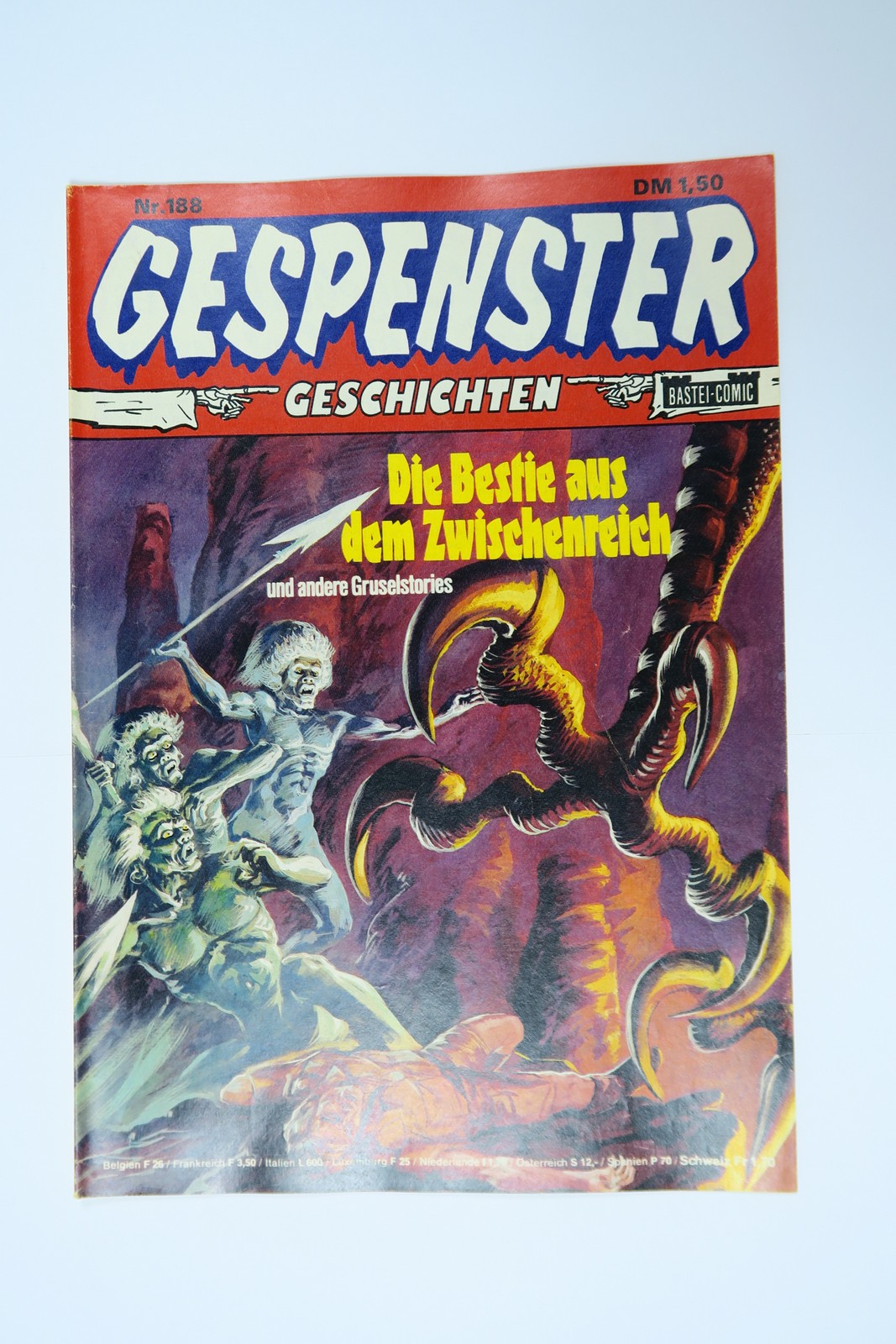 Gespenster Geschichten Nr. 188 Bastei im Zustand (1-2). 145409 Gespenster Geschichten Nr. 188 Bastei im Zustand (1-2). 145409