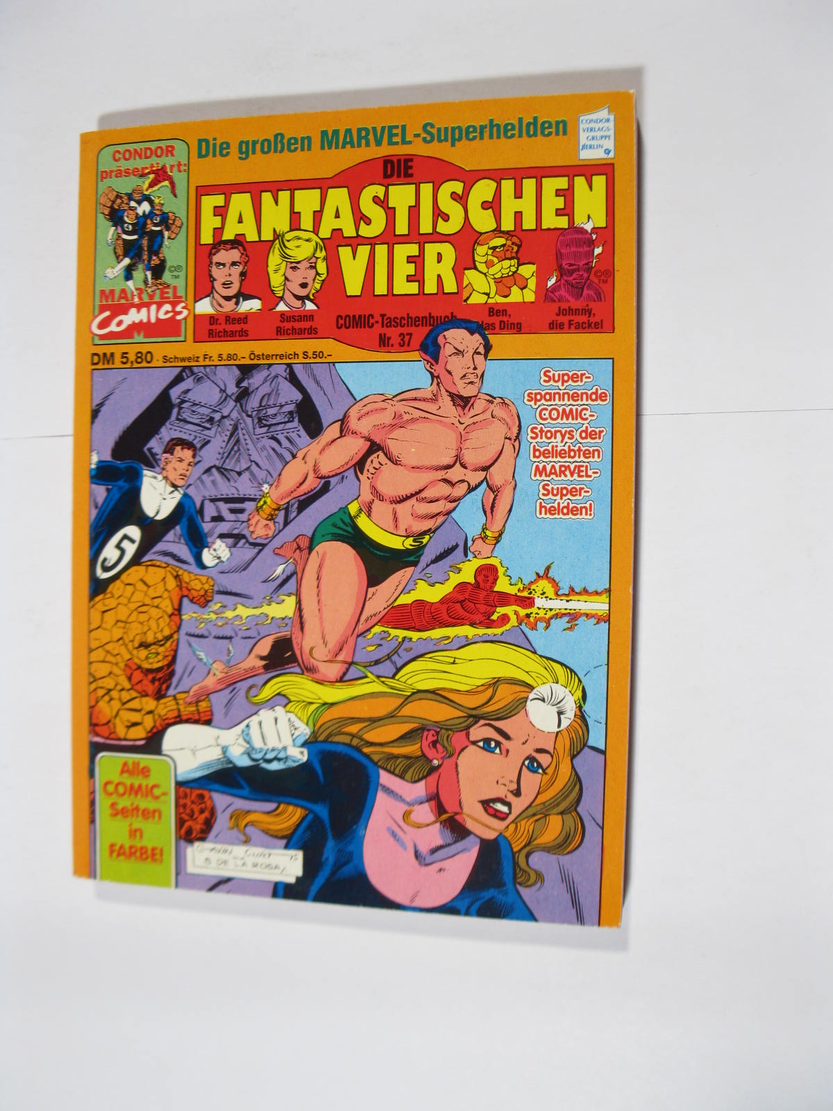 Fantastischen Vier Nr. 37 Marvel Condor Taschenbuch im Z(0-1). 111983 Fantastischen Vier Nr. 37 Marvel Condor Taschenbuch im Z(0-1). 111983