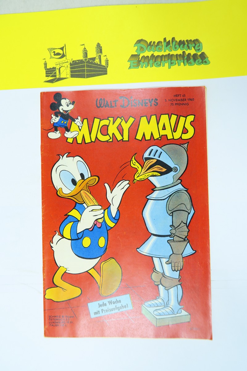 Micky Maus 1960/ 45 vom 5.11.60 Ehapa im Zustand (3). 162787 Micky Maus 1960/ 45 vom 5.11.60 Ehapa im Zustand (3). 162787