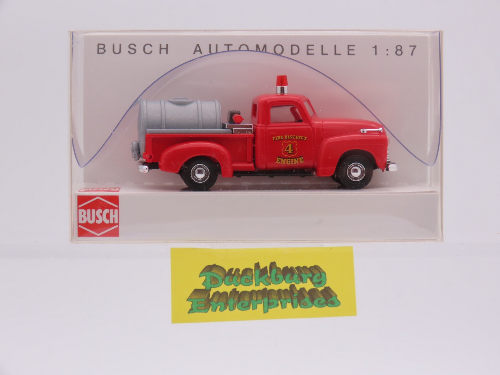 Busch 48211 Chevrolet Pick up US Fire Engine rot in OVP 1:87 187775 Busch 48211 Chevrolet Pick up US Fire Engine rot in OVP 1:87 187775