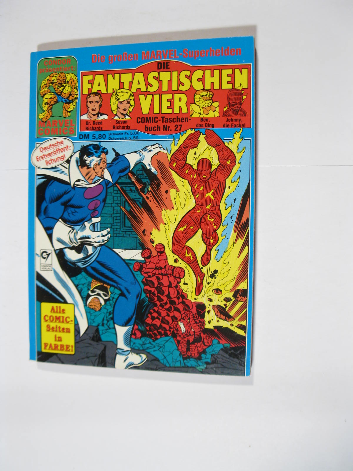 Fantastischen Vier Nr. 27 Marvel Condor Taschenbuch im Z(0-1). 111963 Fantastischen Vier Nr. 27 Marvel Condor Taschenbuch im Z(0-1). 111963