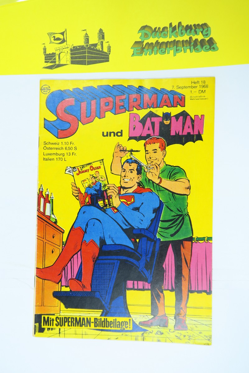 Superman Comic 1968/18 Ehapa im Zustand (1 BEILAGE ). 162429 Superman Comic 1968/18 Ehapa im Zustand (1 BEILAGE ). 162429
