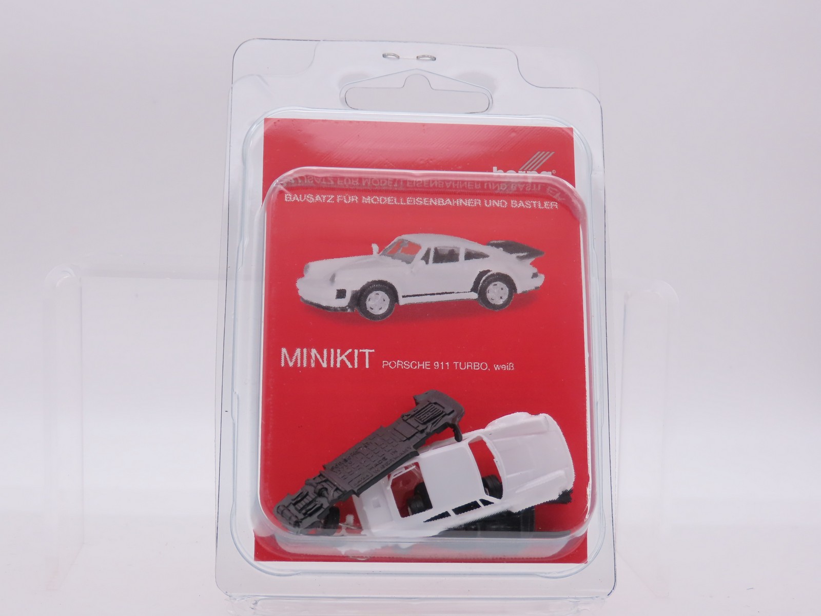 Herpa 013307 Porsche 911 Turbo Minikit weiß in OVP 1:87 186701