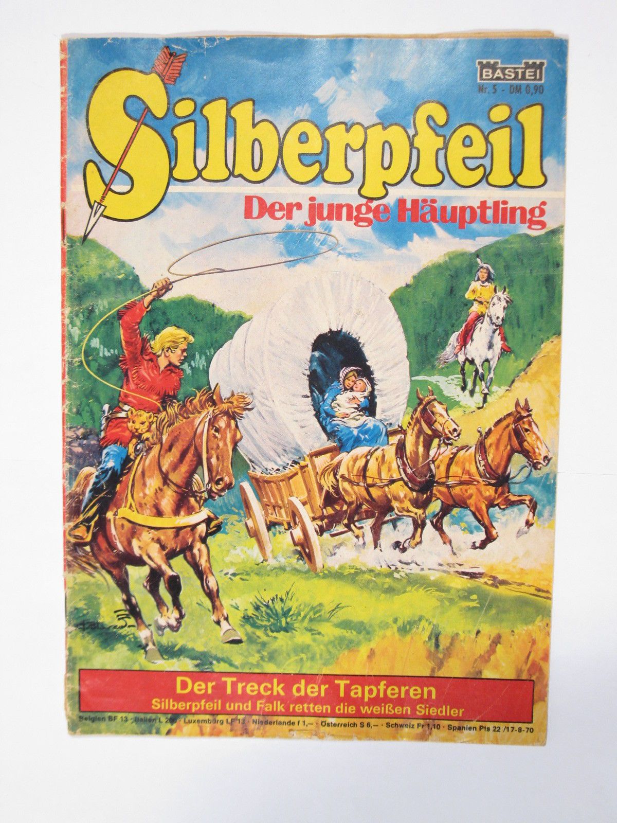 Silberpfeil Nr. 5 Bastei Verlag im Zustand (2-3). 68713 Silberpfeil Nr. 5 Bastei Verlag im Zustand (2-3). 68713