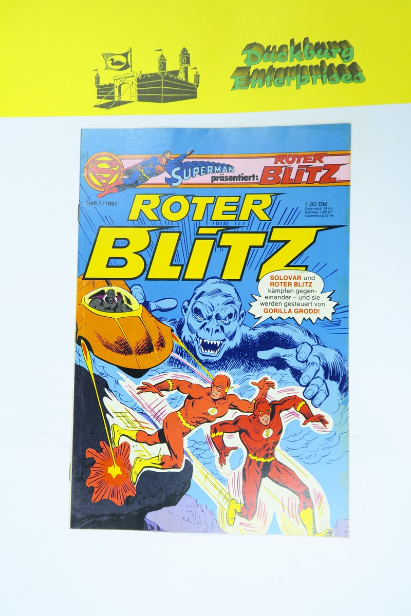 Roter Blitz Nr. 1981/ 7  Ehapa im Zustand (1-2). 162197