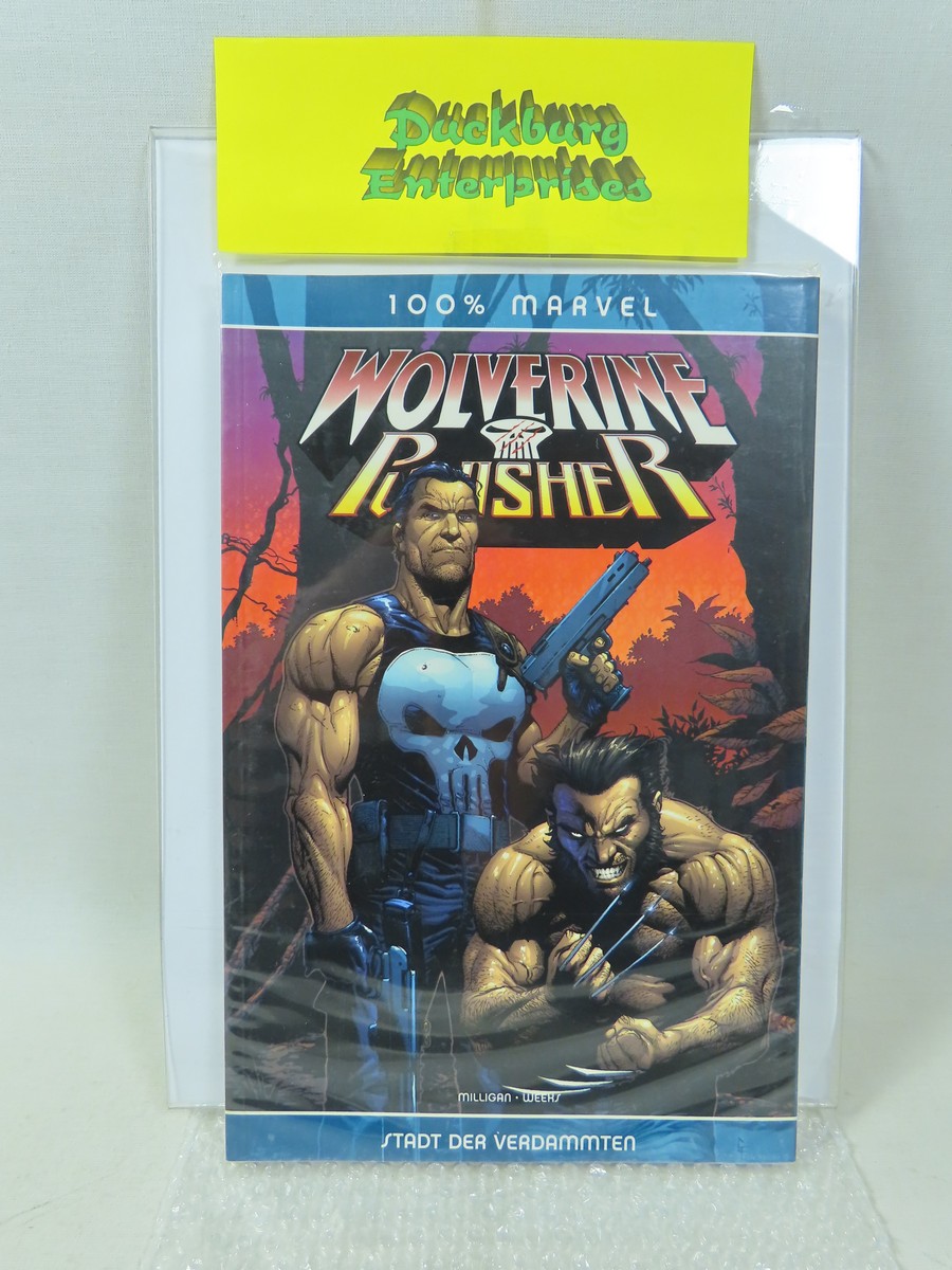 100% Marvel Sc Wolverine Punisher Nr. 11 Panini im Zustand (0-1/1). 190653 100% Marvel Sc Wolverine Punisher Nr. 11 Panini im Zustand (0-1/1). 190653