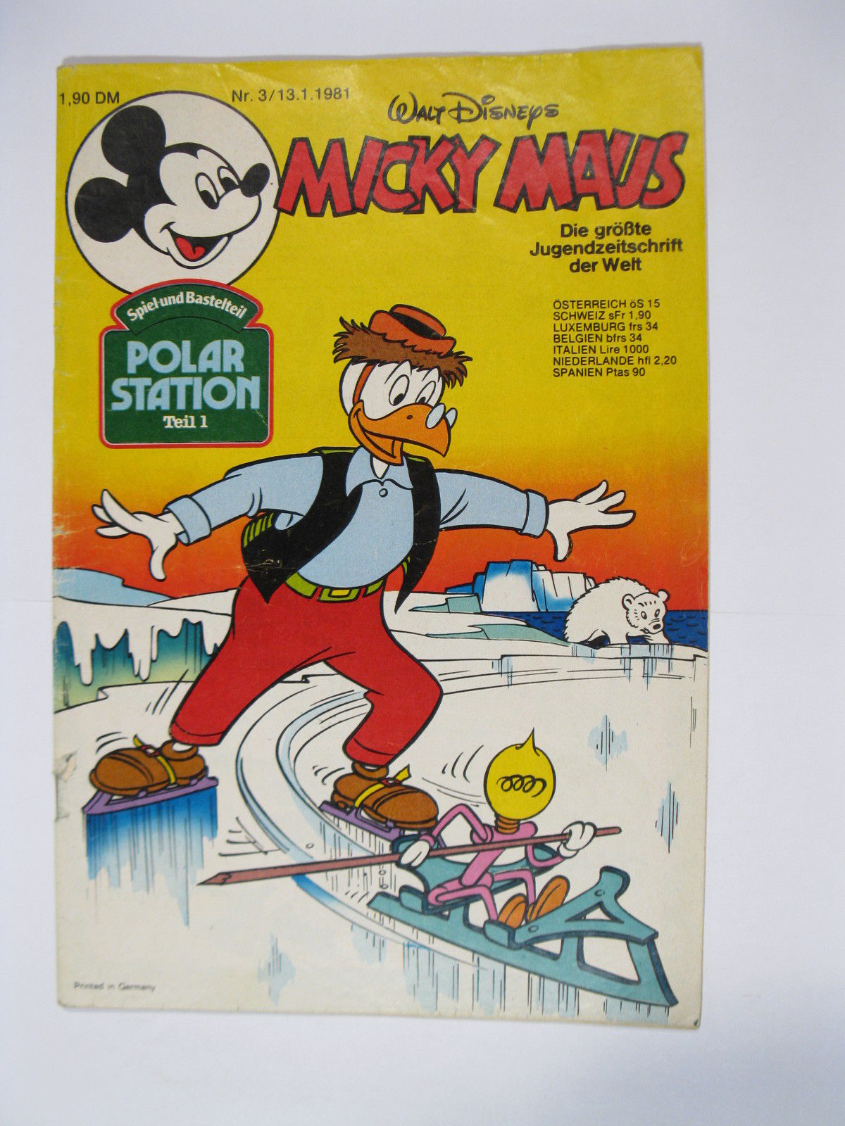 Micky Maus 1981/ 3 Originalheft vom 13.1.81 im Z (2-3). 77739 Micky Maus 1981/ 3 Originalheft vom 13.1.81 im Z (2-3). 77739
