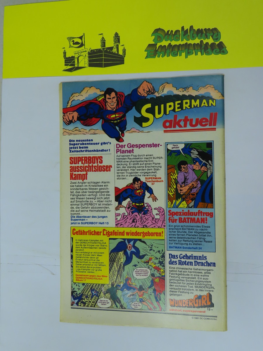 Superman Comic 1981/26 Ehapa im Zustand (2 ). 158227