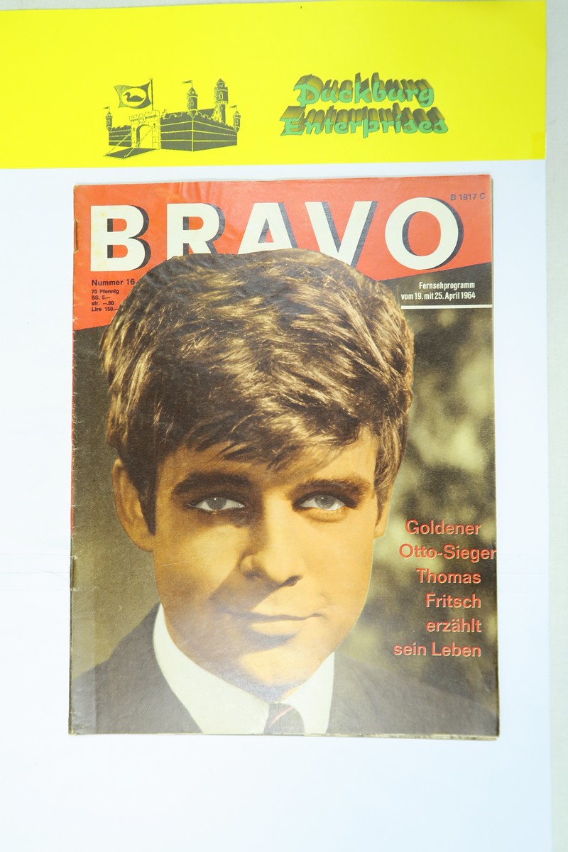 Bravo 1964 /16 vom 14.4.1964 Doris Day, Pierre Brice, Beatles, Thomas Fritsch 159005 Bravo 1964 /16 vom 14.4.1964 Doris Day, Pierre Brice, Beatles, Thomas Fritsch 159005