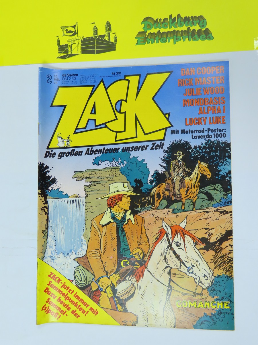 ZACK Comic Nr. 78/ 2 Koralle Vlg. im Zustand (2). 151671 ZACK Comic Nr. 78/ 2 Koralle Vlg. im Zustand (2). 151671