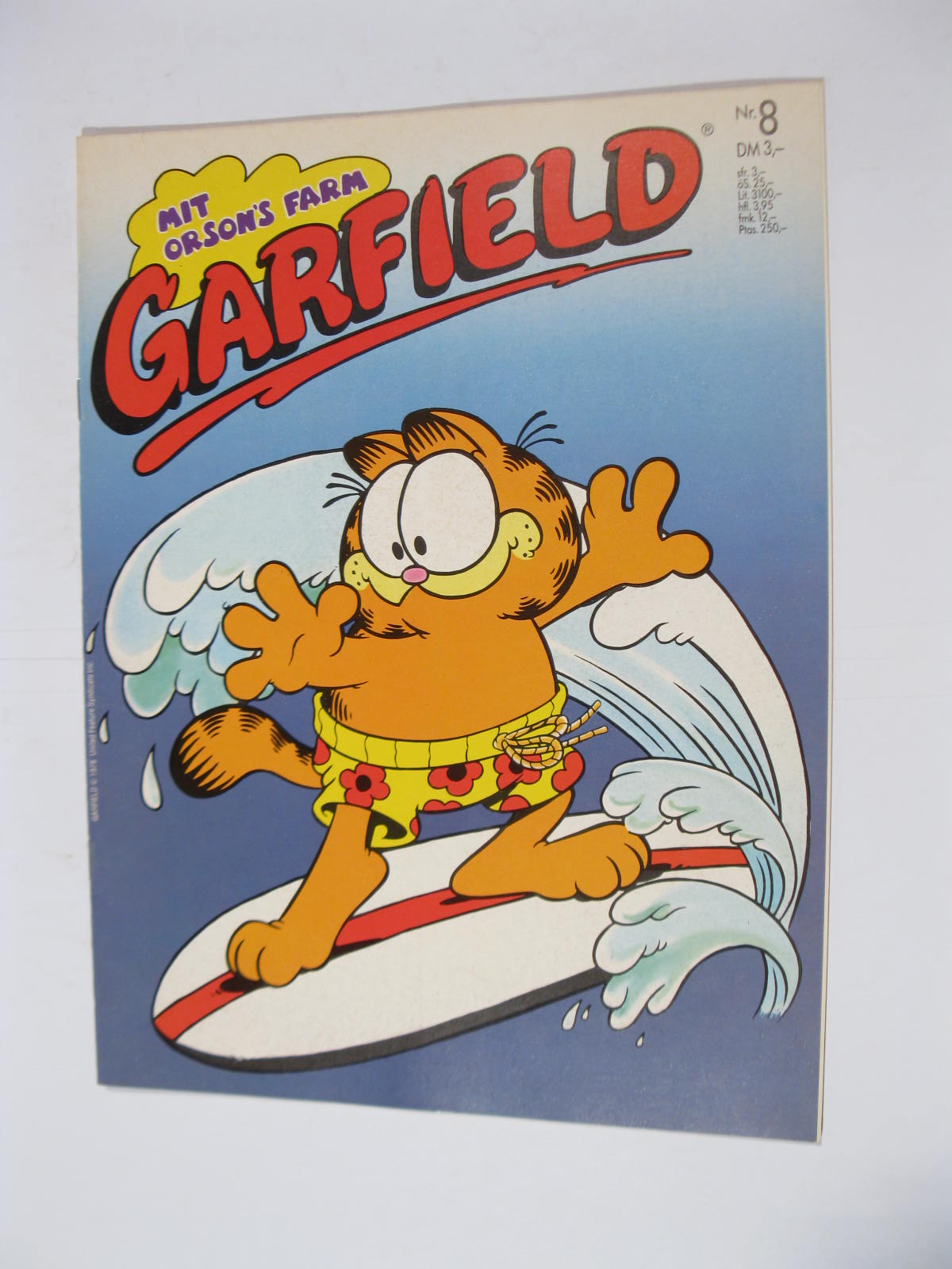 Garfield GbÜ Nr. 1987/ 8 Bavaria Vlg. im Z (0-1). 111241 Garfield GbÜ Nr. 1987/ 8 Bavaria Vlg. im Z (0-1). 111241