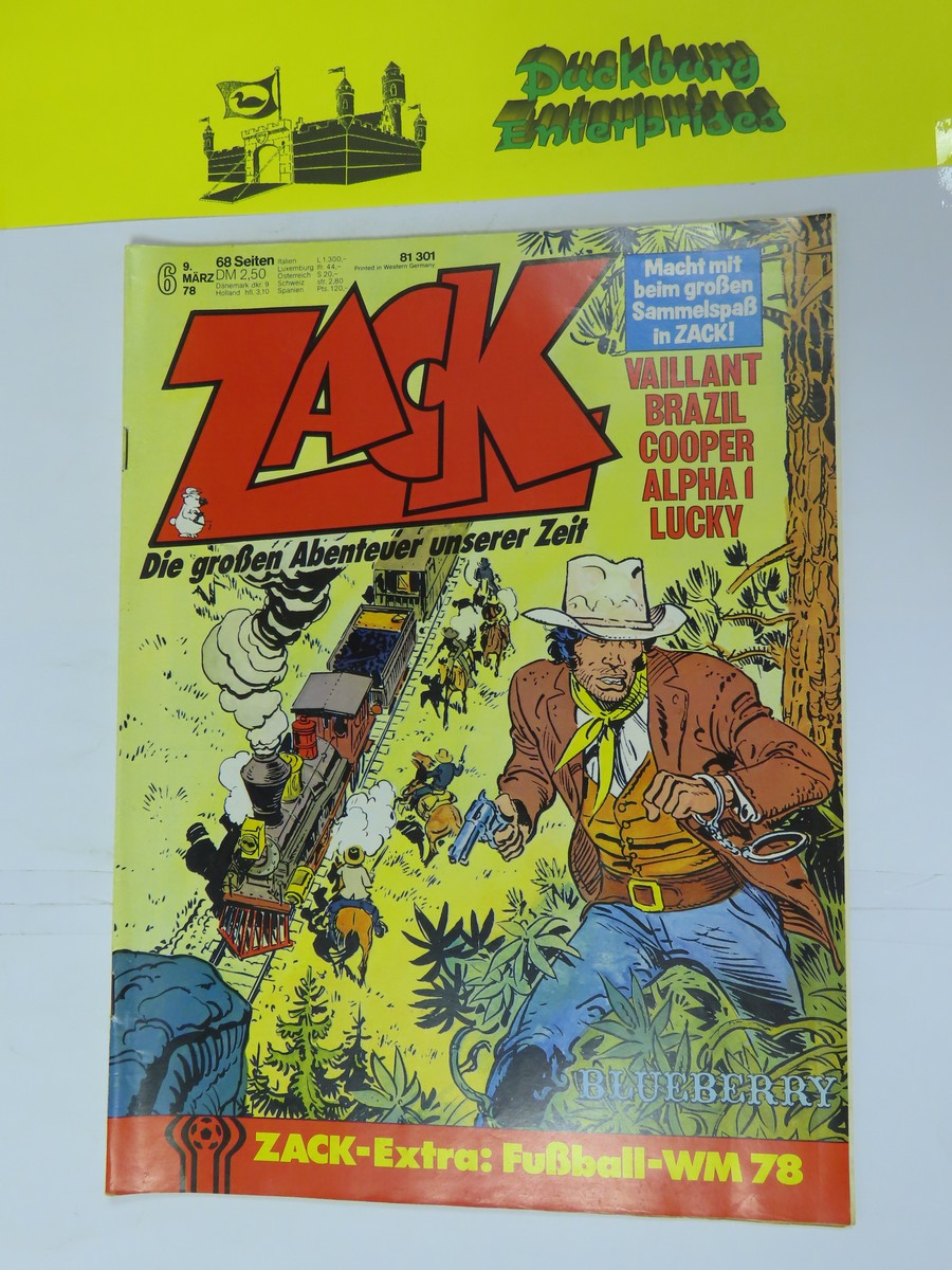 ZACK Comic Nr. 78/ 6 Koralle Vlg. im Zustand (1-2). 151677 ZACK Comic Nr. 78/ 6 Koralle Vlg. im Zustand (1-2). 151677
