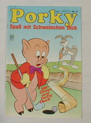 Porky / Schweinchen Dick Nr. 6  Comic von 1972  15102