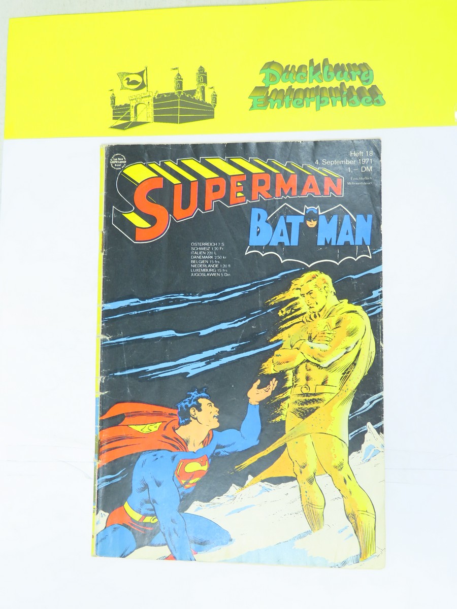 Superman Comic 1971/18 Ehapa im Zustand (3). 158219 Superman Comic 1971/18 Ehapa im Zustand (3). 158219