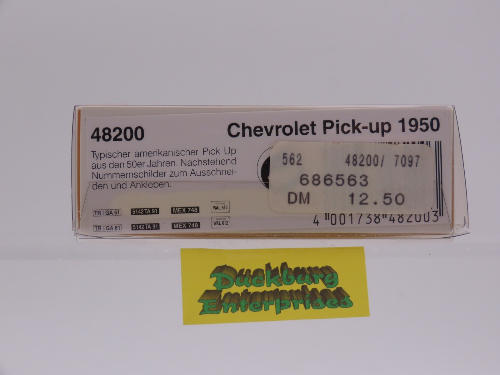 Busch 48200 Chevrolet Pick up 1950 rot in OVP 1:87 187797