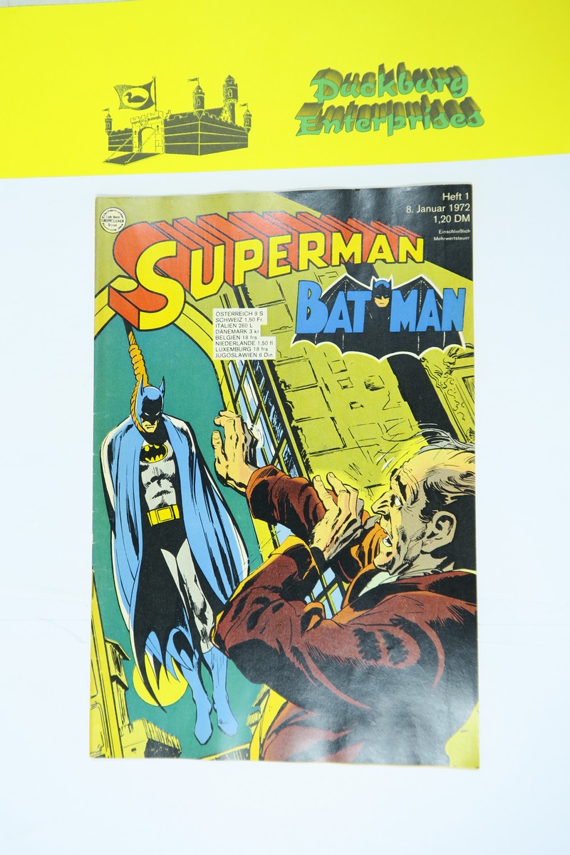 Superman Comic 1972/1 Ehapa im Zustand (2). 162291 Superman Comic 1972/1 Ehapa im Zustand (2). 162291