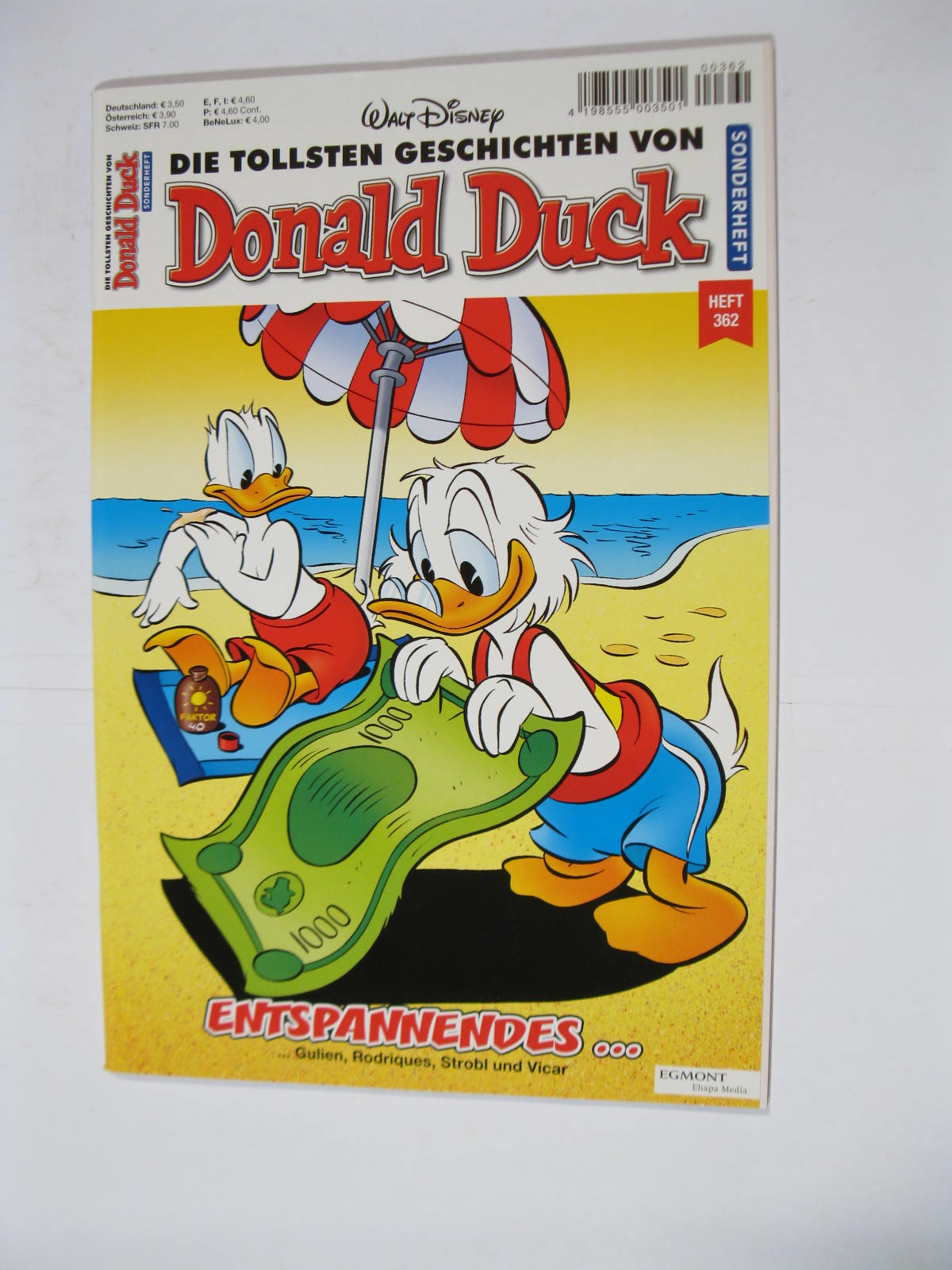 tollsten Geschichten von Donald Duck Nr.362  Ehapa Vlg. im Z (0-1). 111195