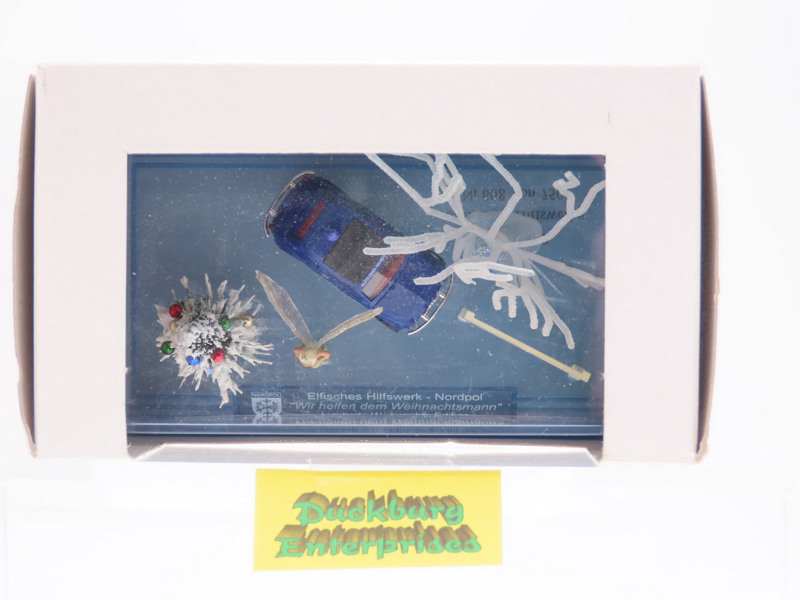 Busch 48755 Puch 500 Elfisches Hilfswerk Nordpol Diorama blau in OVP 1:87 188063