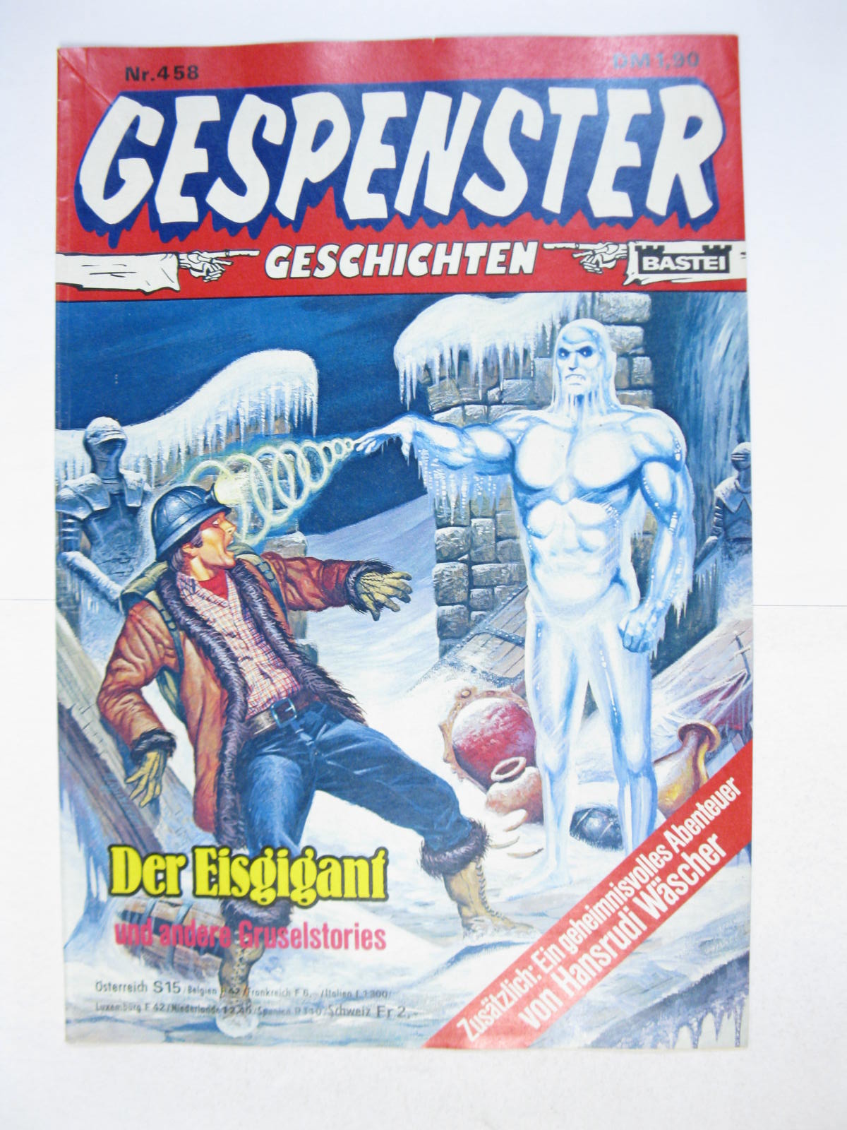 Gespenster Geschichten Nr. 458  Wäscher Bastei im Z (1-2). 127817